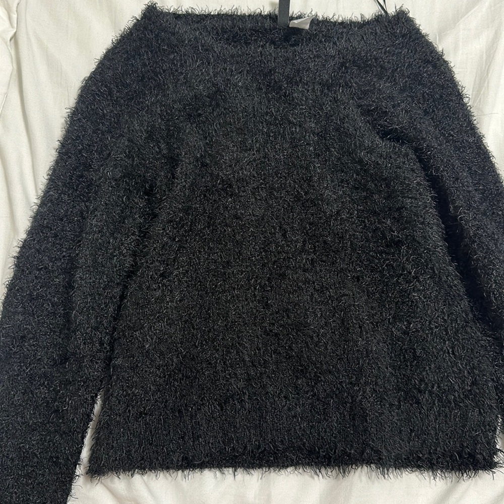 H&M black soft sweater